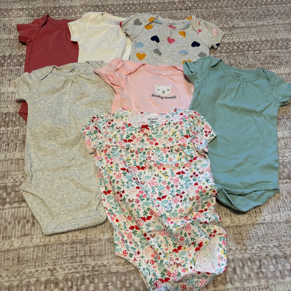 Carter's baby girl onesies